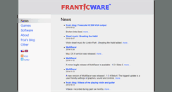Desktop Screenshot of franticware.com